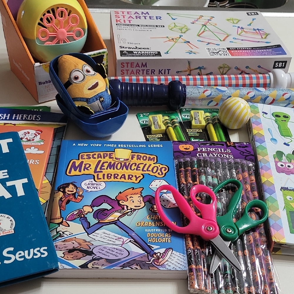 Scholastic Escape From Mr. Lemoncello's Library Graphic Novel - Blue Cover